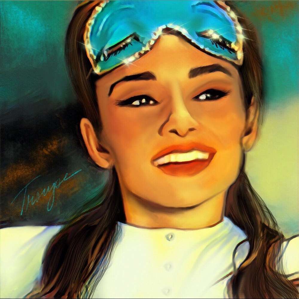 Holly Golightly Good Morning  by Connie Troupe